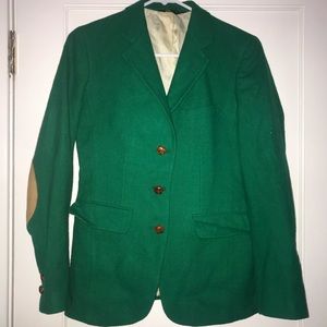 VINTAGE Green Knit Blazer
